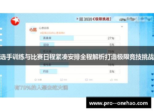 选手训练与比赛日程紧凑安排全程解析打造极限竞技挑战