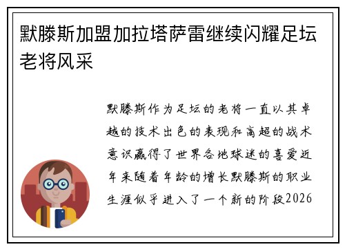 默滕斯加盟加拉塔萨雷继续闪耀足坛老将风采 默滕斯加盟加拉塔萨雷继续闪耀足坛老将风采